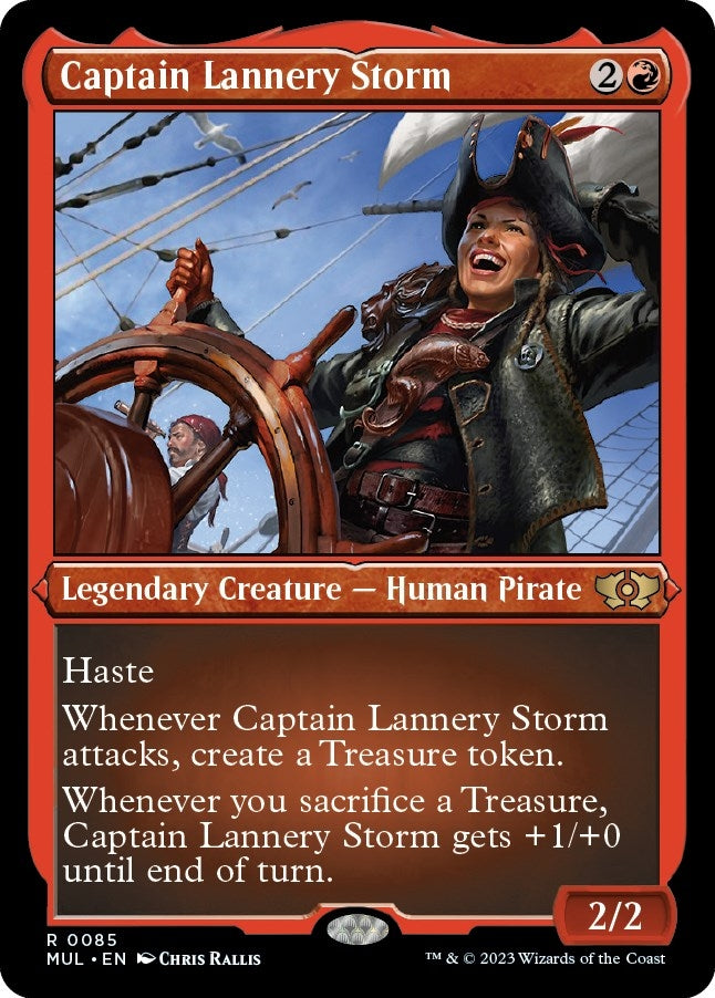 Captain Lannery Storm (Foil Etched) (85) (March of the Machine: Multiverse Legends)
