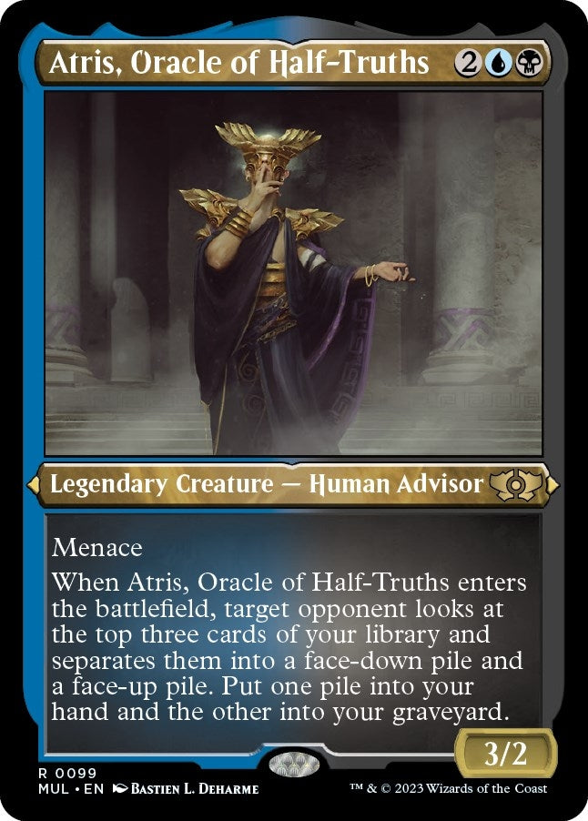 Atris, Oracle of Half-Truths (Foil Etched) (99) (March of the Machine: Multiverse Legends)