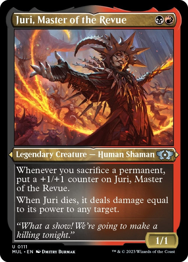 Juri, Master of the Revue (Foil Etched) (111) (March of the Machine: Multiverse Legends)
