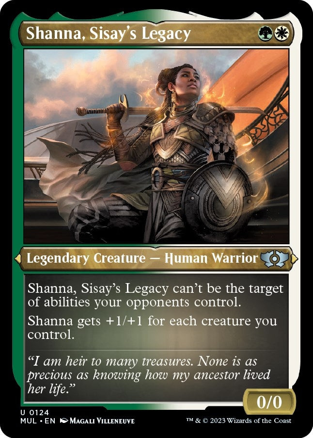 Shanna, Sisay's Legacy (Foil Etched) (124) (March of the Machine: Multiverse Legends)