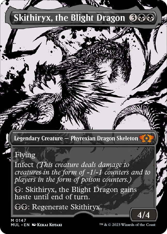 Skithiryx, the Blight Dragon (Halo Foil) (147) (March of the Machine: Multiverse Legends)