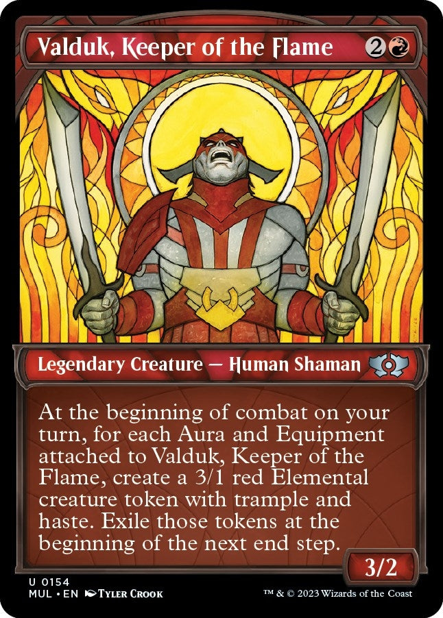 Valduk, Keeper of the Flame (Halo Foil) (154)