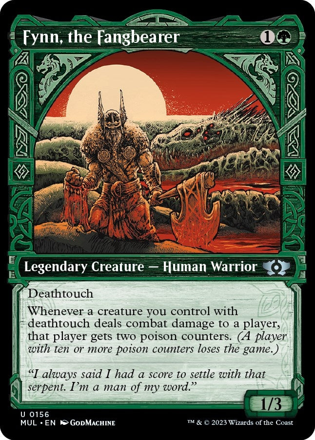 Fynn, the Fangbearer (Halo Foil) (156) (March of the Machine: Multiverse Legends)