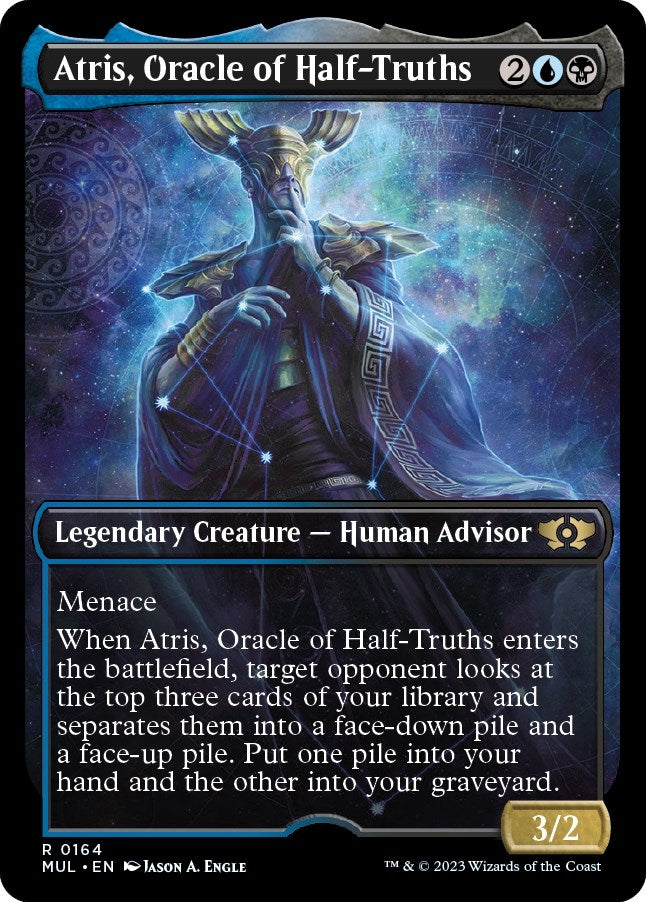 Atris, Oracle of Half-Truths (Halo Foil) (164) (March of the Machine: Multiverse Legends)