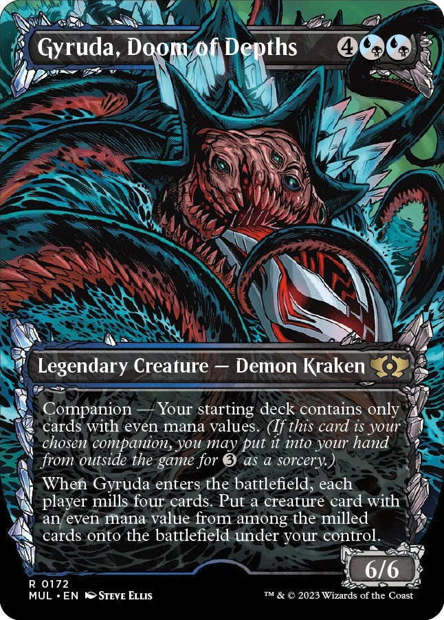 Gyruda, Doom of Depths (Halo Foil) (172) (March of the Machine: Multiverse Legends)
