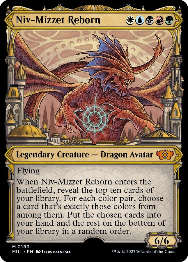 Niv-Mizzet Reborn (Halo Foil) (183) (March of the Machine: Multiverse Legends)