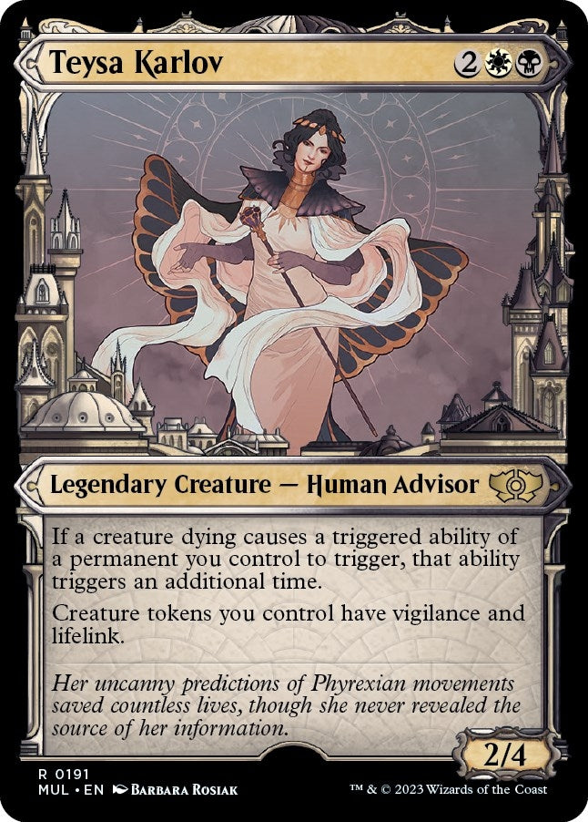 Teysa Karlov (Halo Foil) (191) (March of the Machine: Multiverse Legends)