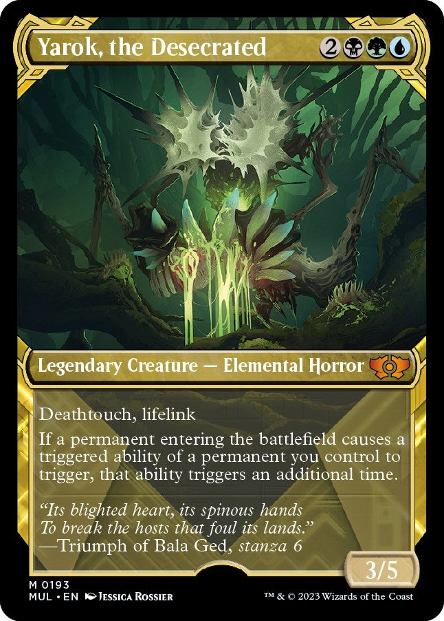 Yarok, the Desecrated (Halo Foil) (193) (March of the Machine: Multiverse Legends)