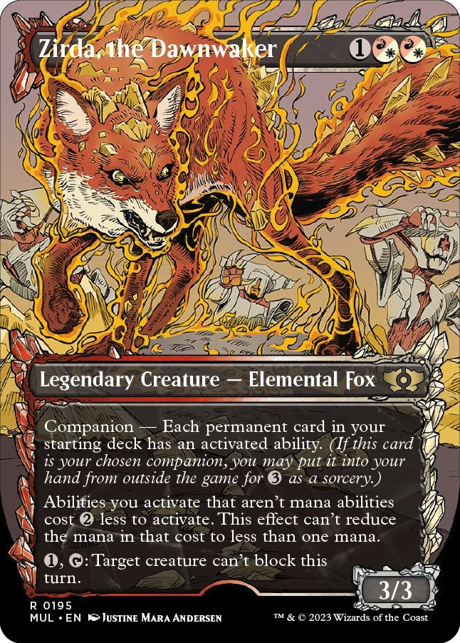 Zirda, the Dawnwaker (Halo Foil) (195) (March of the Machine: Multiverse Legends)