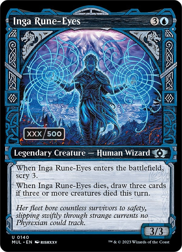 Inga Rune-Eyes (Serial Numbered) (140) (March of the Machine: Multiverse Legends)