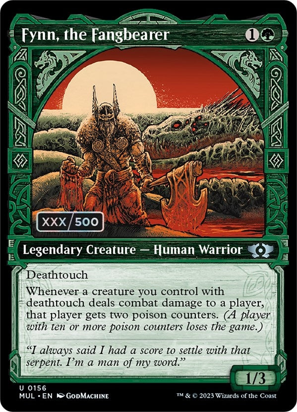 Fynn, the Fangbearer (Serial Numbered) (156) (March of the Machine: Multiverse Legends)