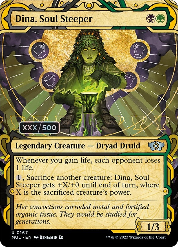Dina, Soul Steeper (Serial Numbered) (167) (March of the Machine: Multiverse Legends)