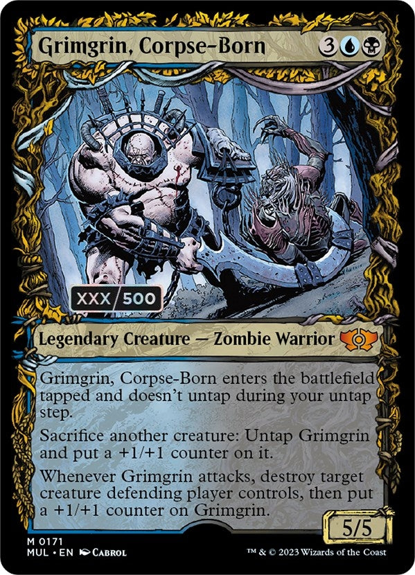 Grimgrin, Corpse-Born (Serial Numbered) (171) (March of the Machine: Multiverse Legends)