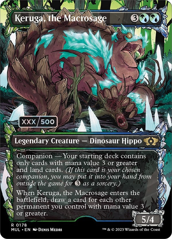 Keruga, the Macrosage (Serial Numbered) (178) (March of the Machine: Multiverse Legends)