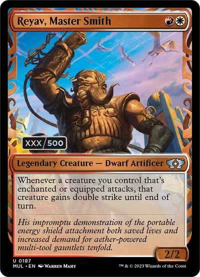Reyav, Master Smith (Serial Numbered) (187) (March of the Machine: Multiverse Legends)