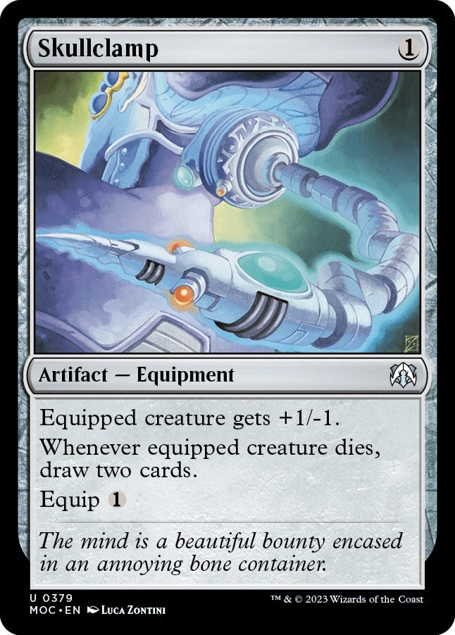 Skullclamp (379) (Commander: March of the Machine)
