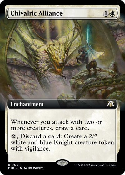 Chivalric Alliance (Extended Art) (98) (Commander: March of the Machine)