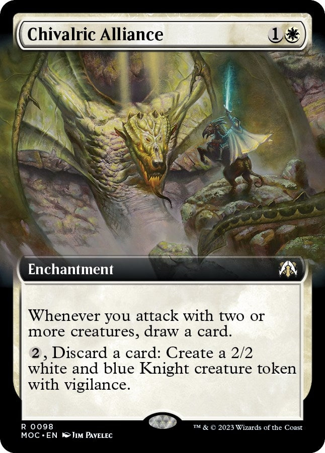 Chivalric Alliance (Extended Art) (98) (Commander: March of the Machine)