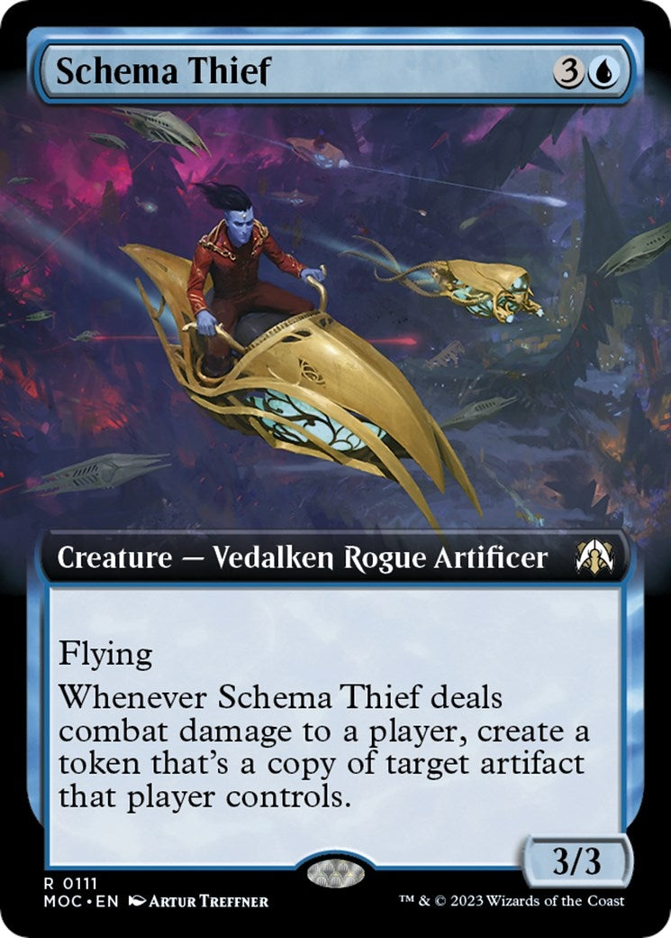 Schema Thief (Extended Art) (111) (Commander: March of the Machine)