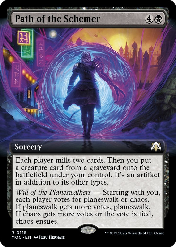 Path of the Schemer (Extended Art) (115) (Commander: March of the Machine)