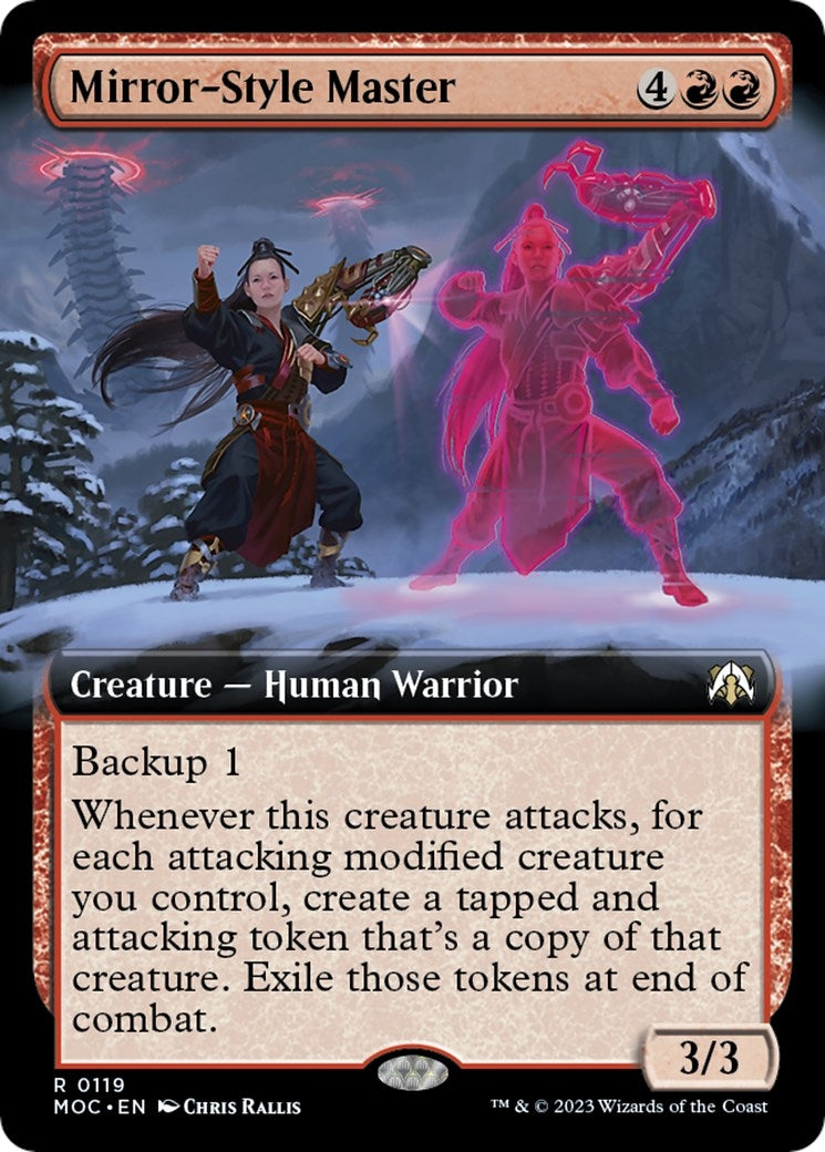 Mirror-Style Master (Extended Art) (119) (Commander: March of the Machine)