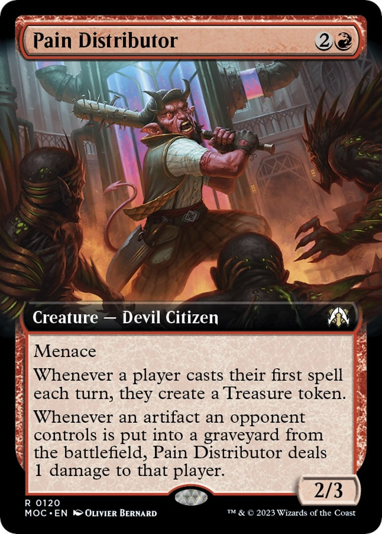Pain Distributor (Extended Art) (120) (Commander: March of the Machine)