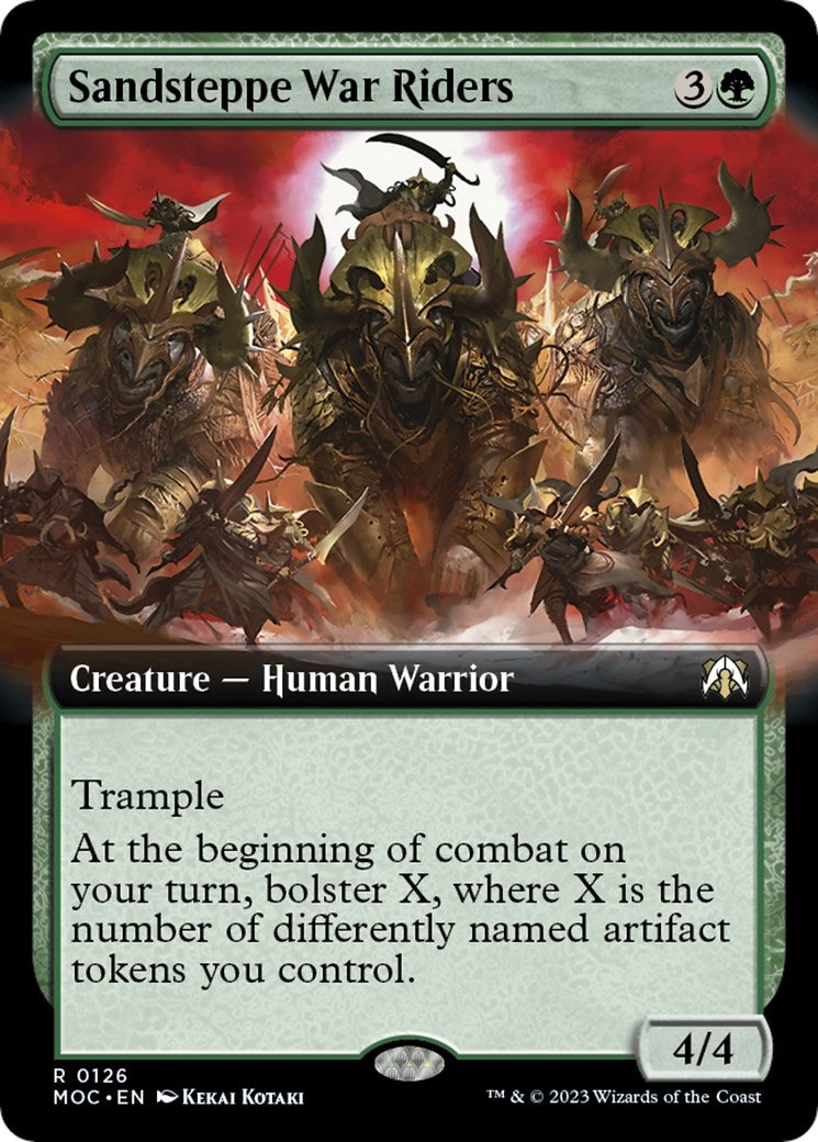 Sandsteppe War Riders (Extended Art) (126) (Commander: March of the Machine)