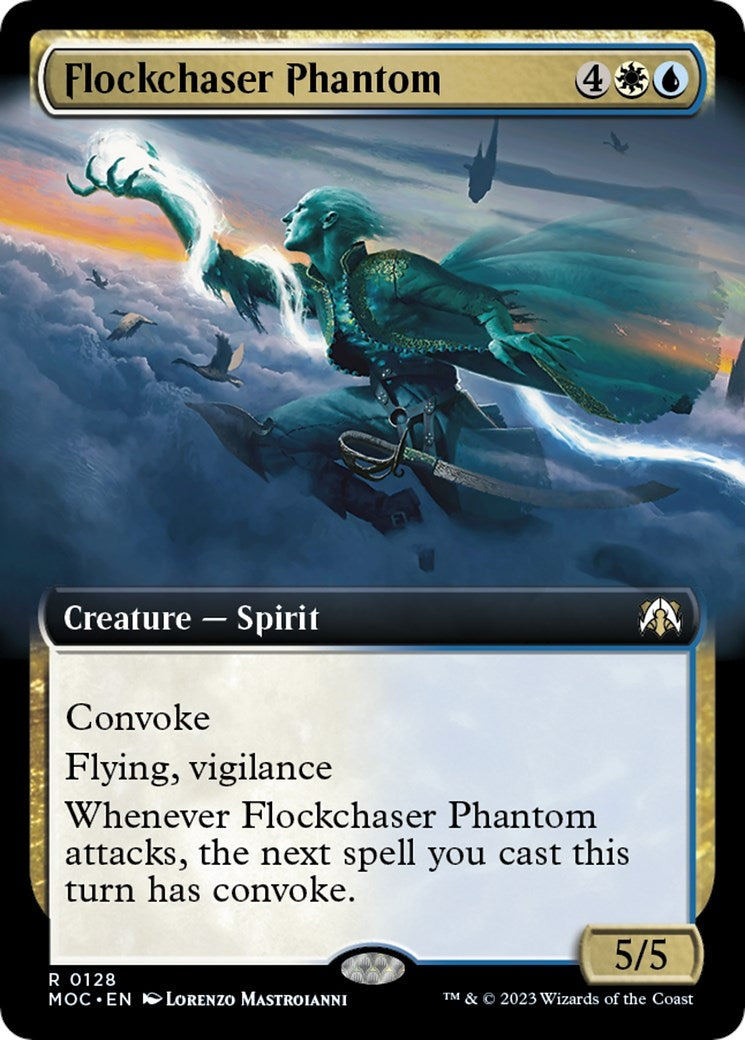 Flockchaser Phantom (Extended Art) (128) (Commander: March of the Machine)