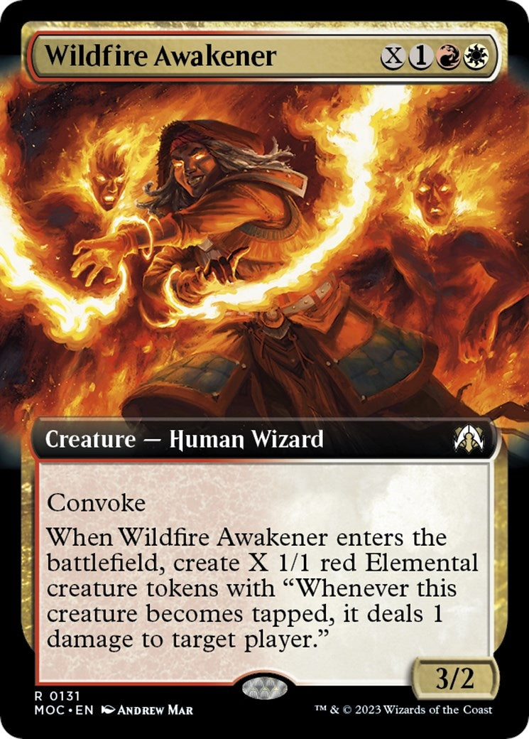 Wildfire Awakener (Extended Art) (131)