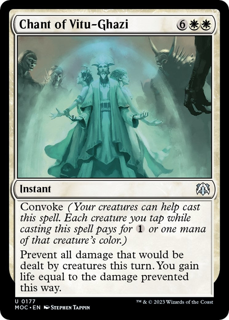 Chant of Vitu-Ghazi (177) (Commander: March of the Machine)