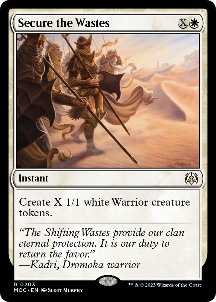 Secure the Wastes (203) (Commander: March of the Machine)