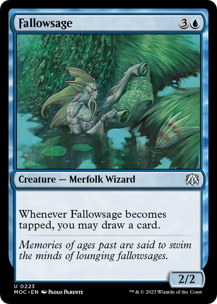 Fallowsage (223) (Commander: March of the Machine)