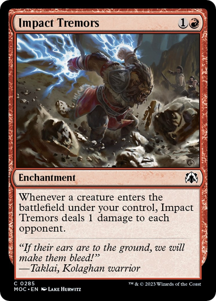 Impact Tremors (285) (Commander: March of the Machine)