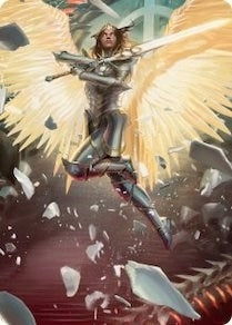 Archangel Elspeth Art Card (1) (Art Series: March of the Machine)