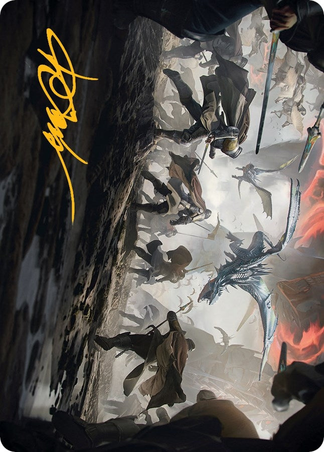 Invasion of Dominaria Art Card (Gold-Stamped Signature) (6) (Art Series: March of the Machine)