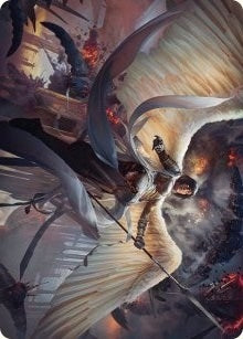 Serra Faithkeeper Art Card (7) (Art Series: March of the Machine)