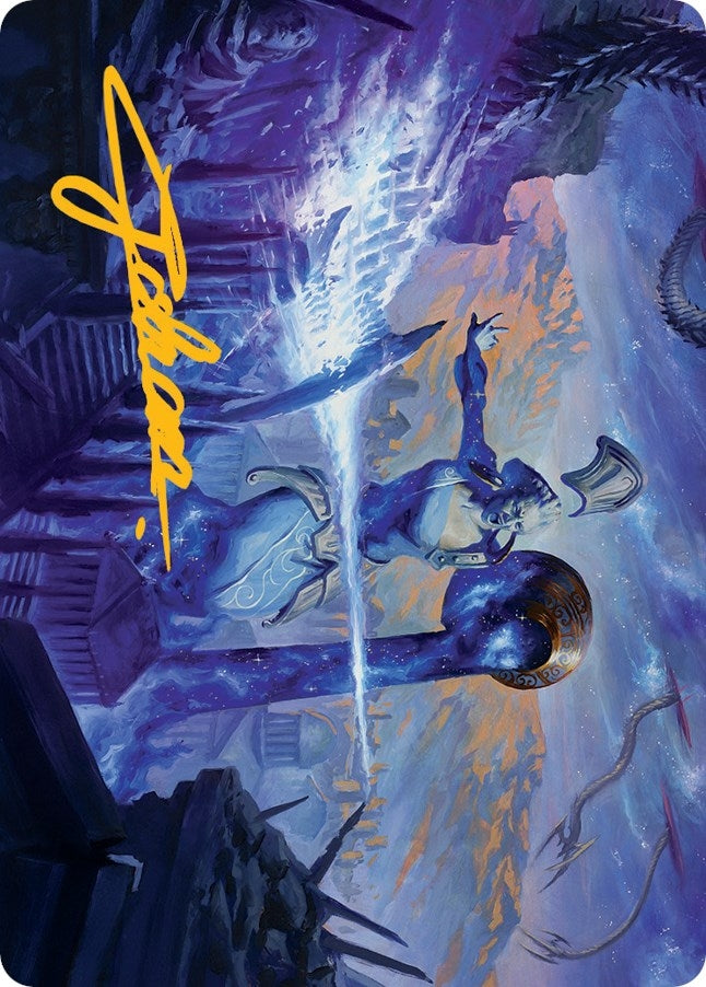 Ephara, Ever-Sheltering Art Card (Gold-Stamped Signature) (8) (Art Series: March of the Machine)