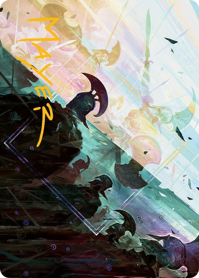 Surge of Salvation Art Card (Gold-Stamped Signature) (10) (Art Series: March of the Machine)