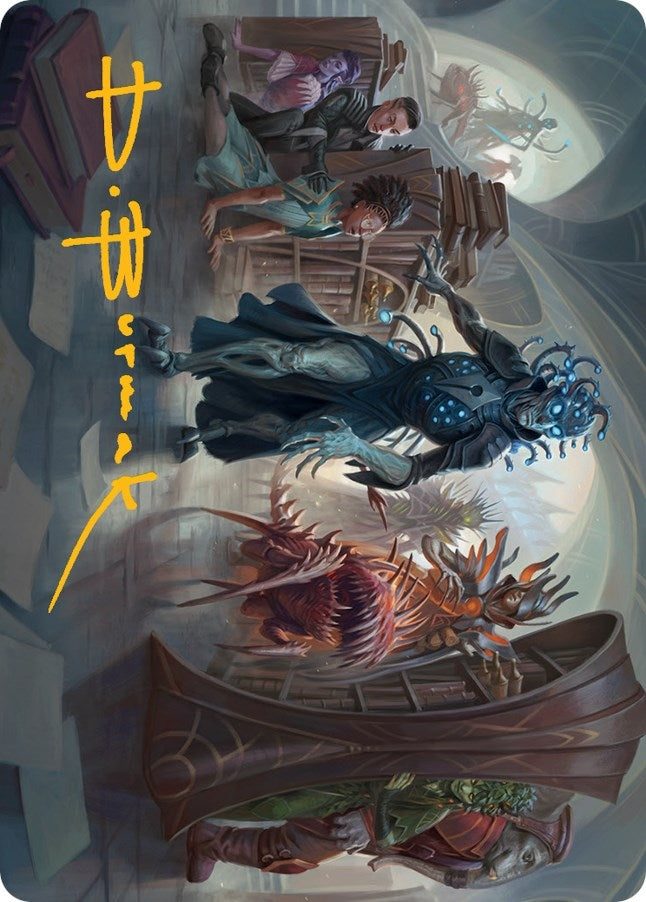 Invasion of Arcavios Art Card (Gold-Stamped Signature) (11) (Art Series: March of the Machine)