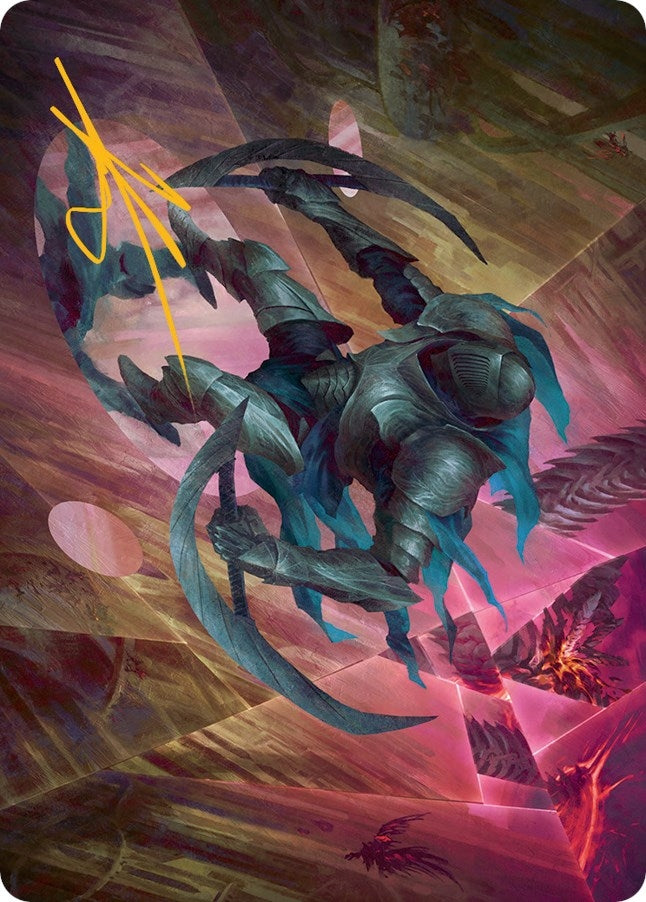 Xerex Strobe-Knight Art Card(Gold-Stamped Signature) (20) (Art Series: March of the Machine)