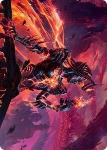 Ayara, Furnace Queen Art Card (21) (Art Series: March of the Machine)