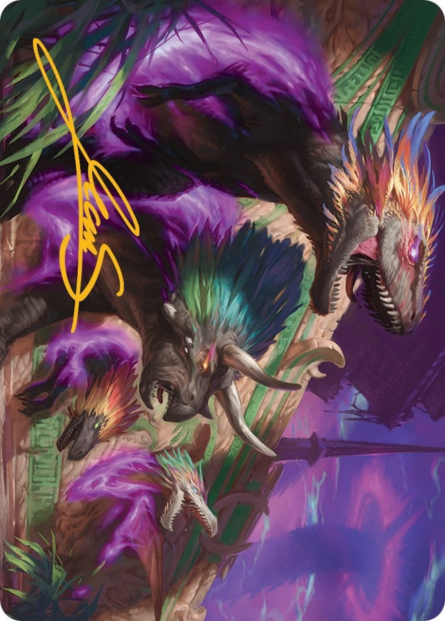 Burning Sun's Fury Art Card (Gold-Stamped Signature) (29) (Art Series: March of the Machine)