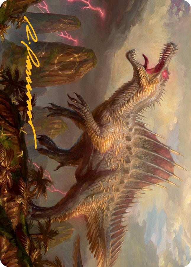 Etali, Primal Conqueror Art Card (Gold-Stamped Signature) (31) (Art Series: March of the Machine)