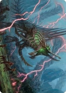 Etali, Primal Sickness Art Card (32) (Art Series: March of the Machine)