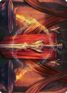 Ramosian Greatsword Art Card (37) (Art Series: March of the Machine)