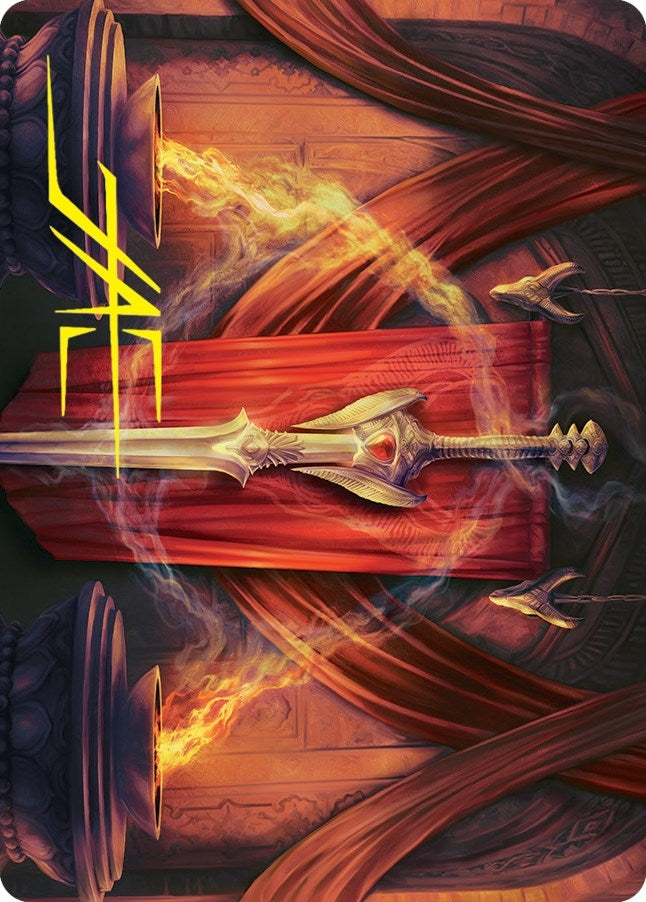 Ramosian Greatsword Art Card (Gold-Stamped Signature) (37) (Art Series: March of the Machine)