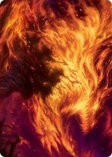 Stoke the Flames Art Card (38) (Art Series: March of the Machine)