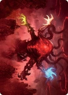 Omnath, Locus of All Art Card (51/81) (51) (Art Series: March of the Machine)