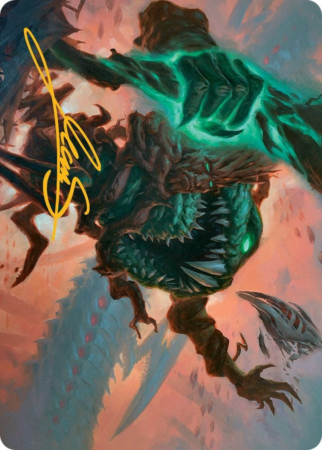 Yargle and Multani Art Card (Gold-Stamped Signature) (53) (Art Series: March of the Machine)