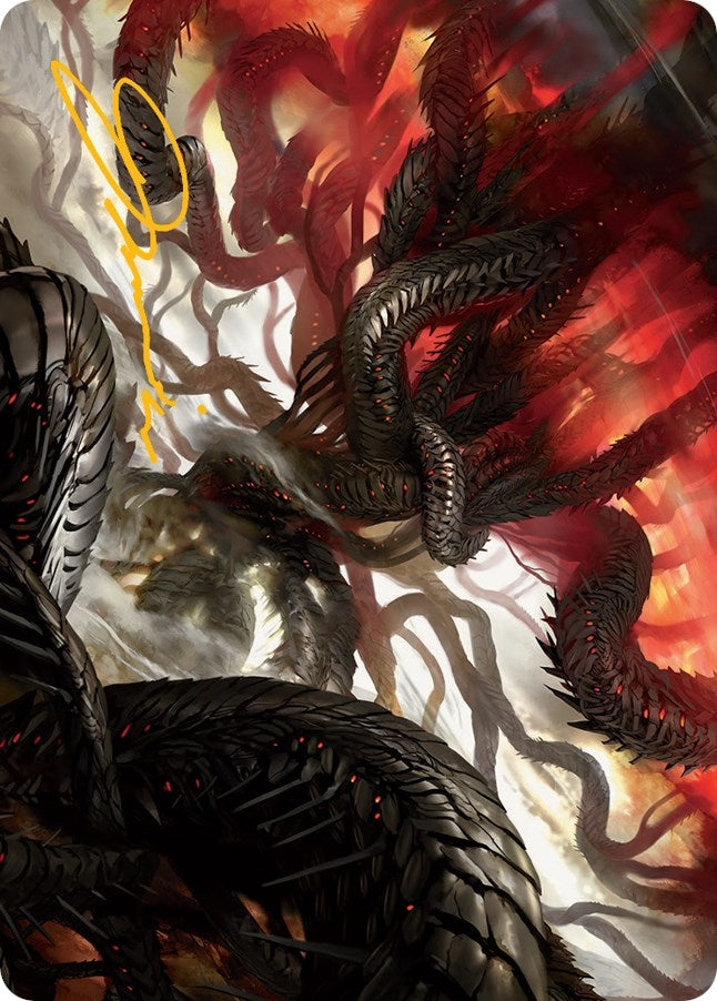 Realmbreaker, the Invasion Tree Art Card (Gold-Stamped Signature) (54) (Art Series: March of the Machine)